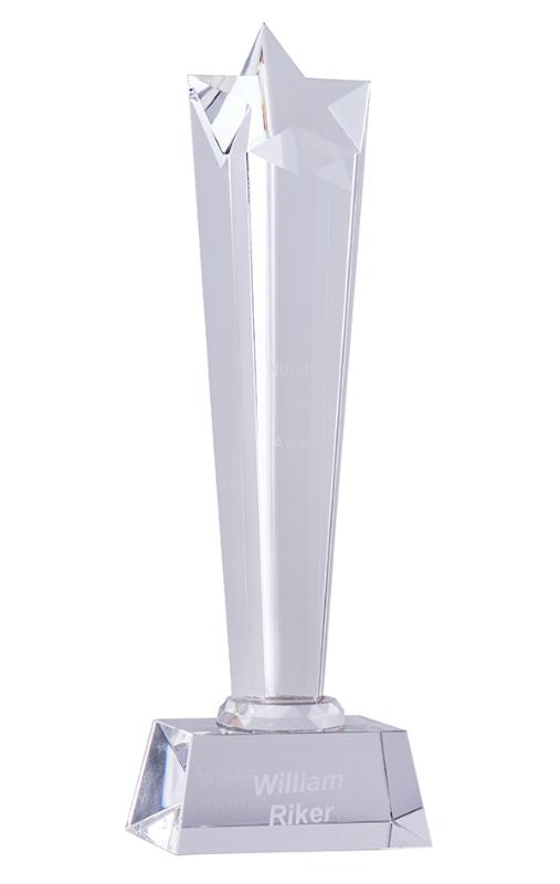 CR07C Crystal Star Tower 27cm