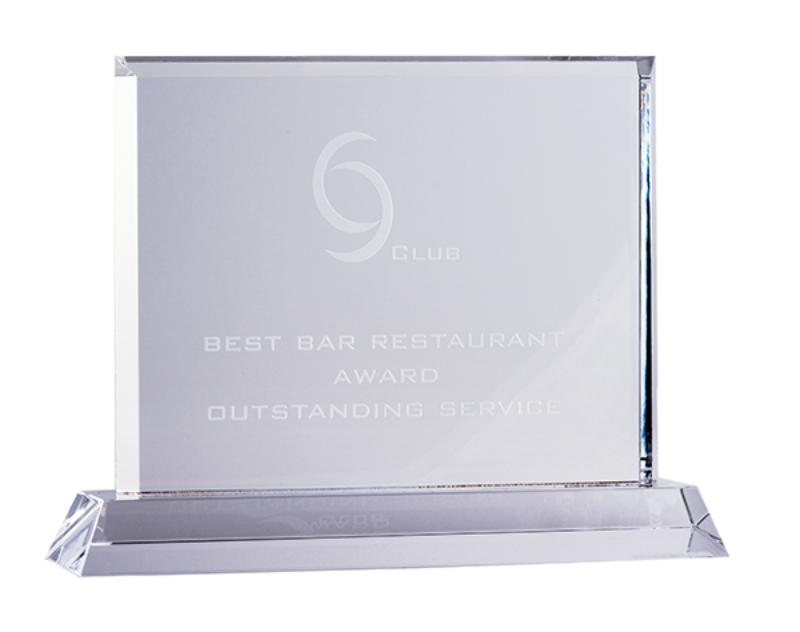CR15A Crystal Rectangle 20cm