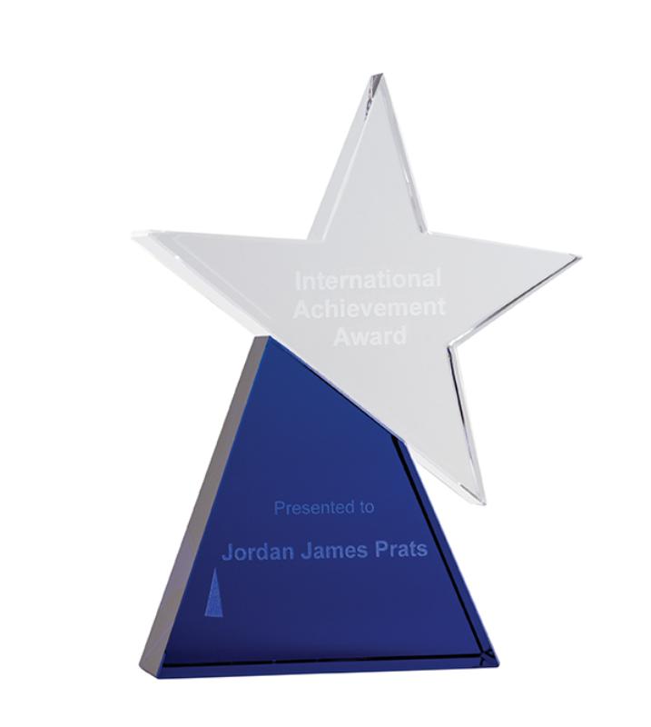 CR16A Crystal Blue Star 19cm