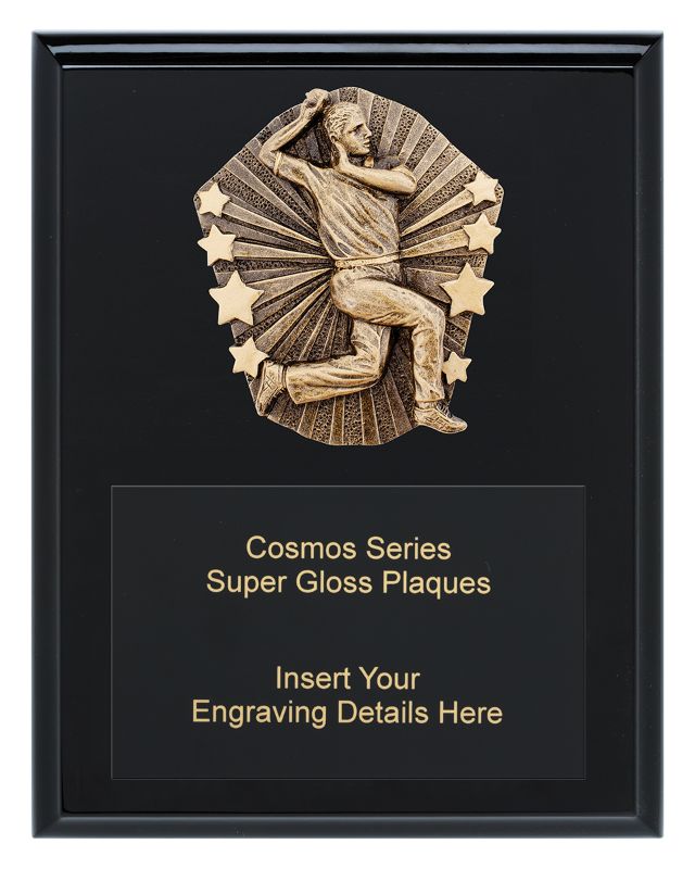 CRK711C Cosmos Super Plaque Male Bowler 250mm