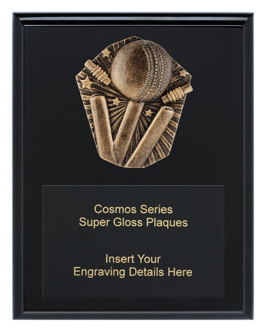 CRK740B Cosmos Super Plaque Cricket 225mm