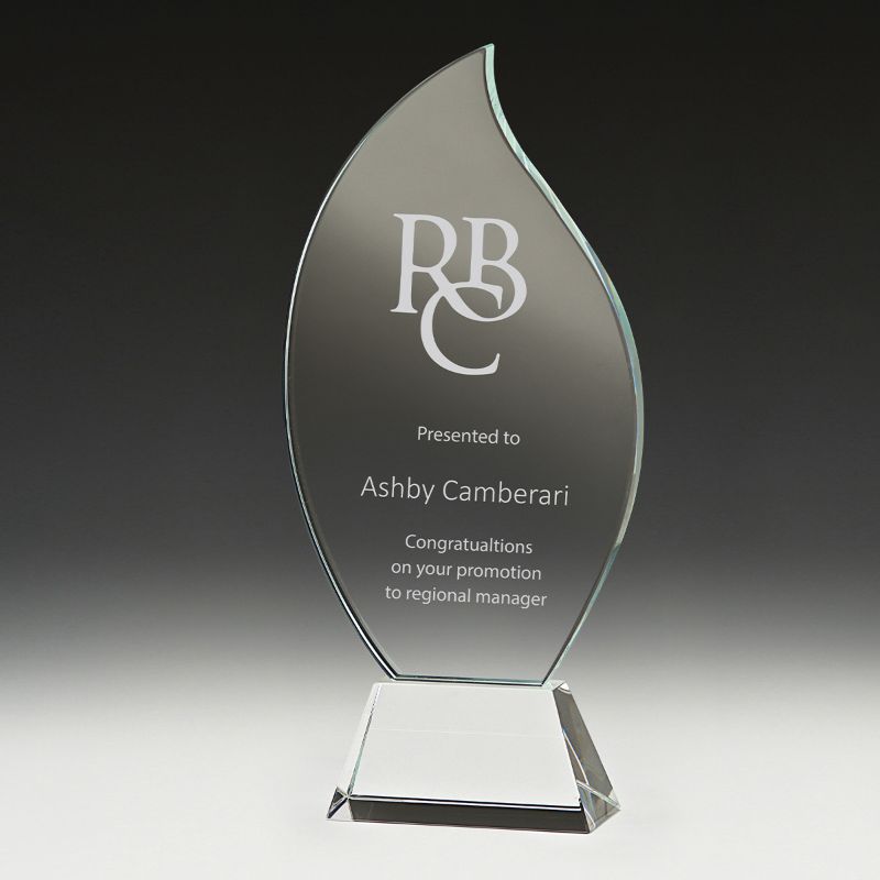 CT586A Glass Levity Award 21.5cm