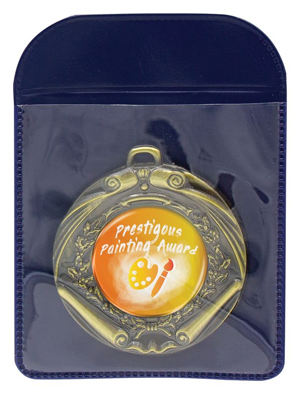 D36 Medal Pouch - Blue / Clear