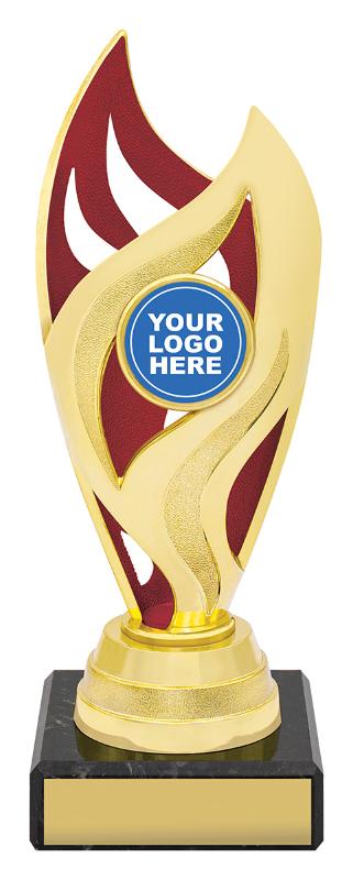 DF4152 Dance Vision - Red / Gold 17.5cm