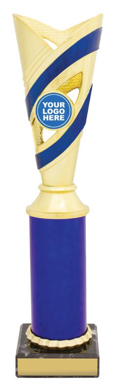 DF4286 Dance Curve Cups - Gold / Blue 27.5cm