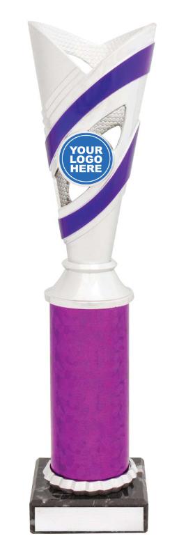 DF4311 Dance Curve Cups - Silver / Purple 27.5cm