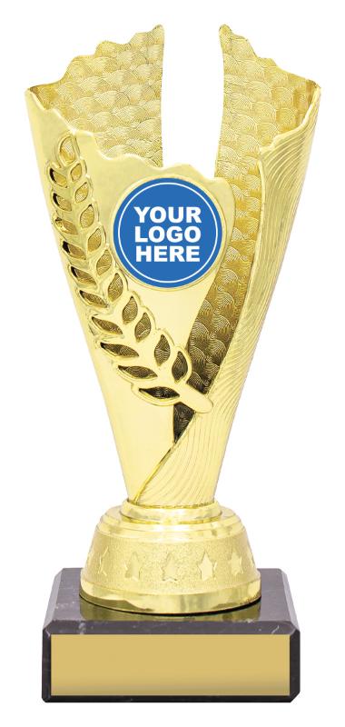 DF4337 Dance Spirit Cups - Gold / Purple 17.5cm