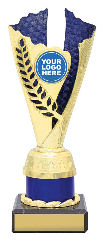 DF4343 Dance Spirit Cups - Gold / Blue 20cm