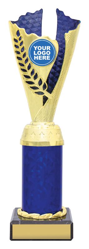 DF4345 Dance Spirit Cups - Gold / Blue 25cm