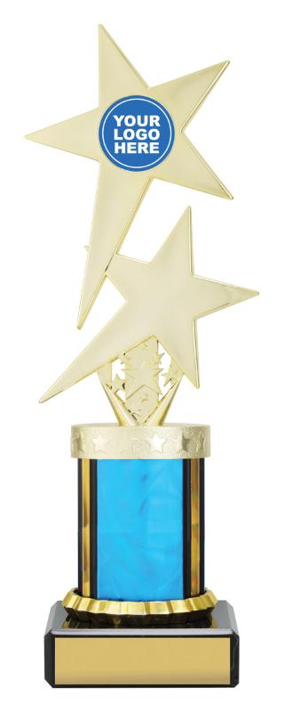 DF4689 Dance Blue Twin Star 22.5cm
