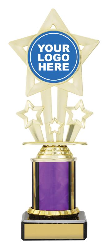 DF4694 Dance Icon Star - Purple 23cm