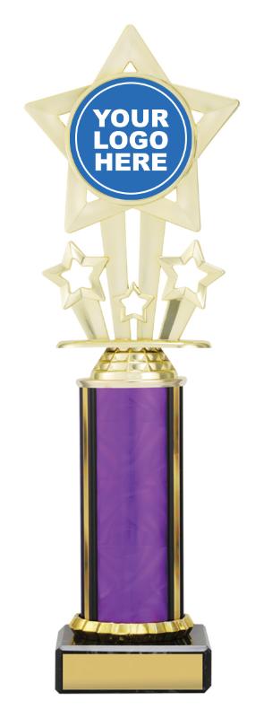 DF4696 Dance Icon Star - Purple 28cm