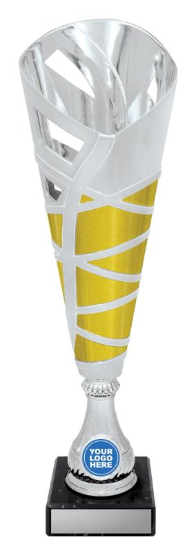 DF4728 Dance Hex Cup - Silver / Gold 35cm