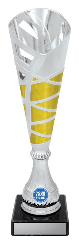 DF4730 Dance Hex Cup - Silver / Gold 39cm