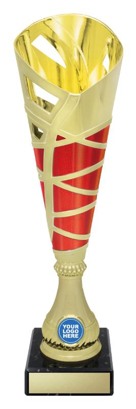 DF4732 Dance Hex Cup - Gold / Red 37cm