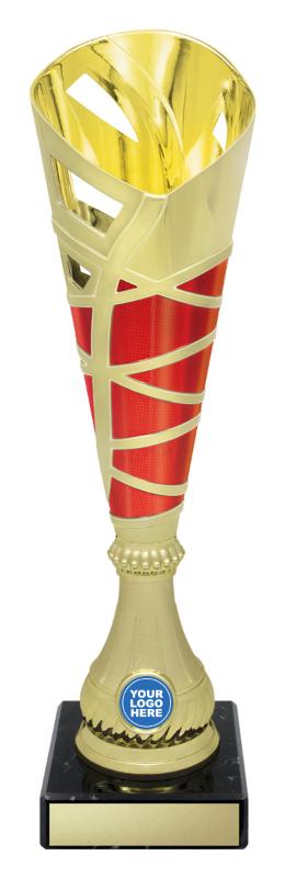 DF4733 Dance Hex Cup - Gold / Red 39cm