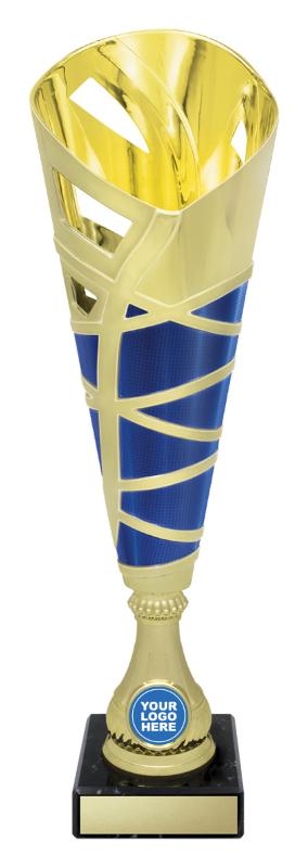 DF4737 Dance Hex Cup - Gold / Blue 35cm