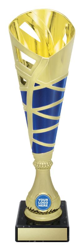 DF4738 Dance Hex Cup - Gold / Blue 37cm