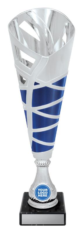 DF4740 Dance Hex Cup - Silver / Blue 35cm