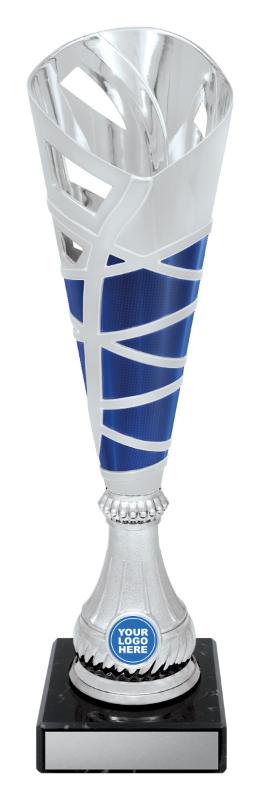 DF4742 Dance Hex Cup - Silver / Blue 39cm