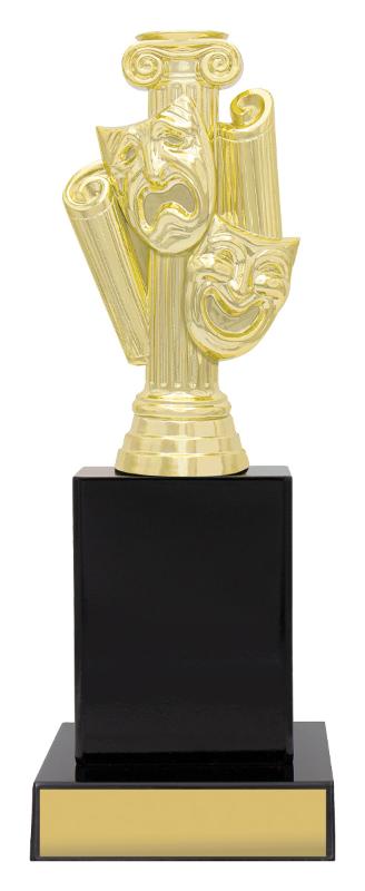 DF4752 Drama Gloss Black Timber 20.5cm