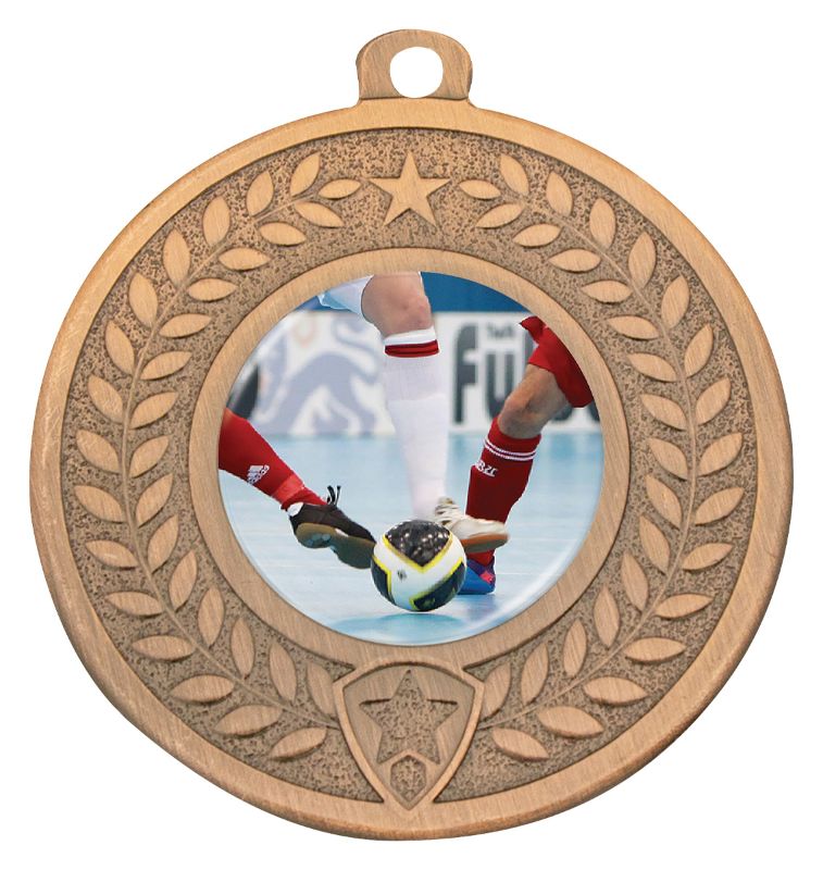 DMC041B Distinction Futsal / Indoor Football Medal Bronze