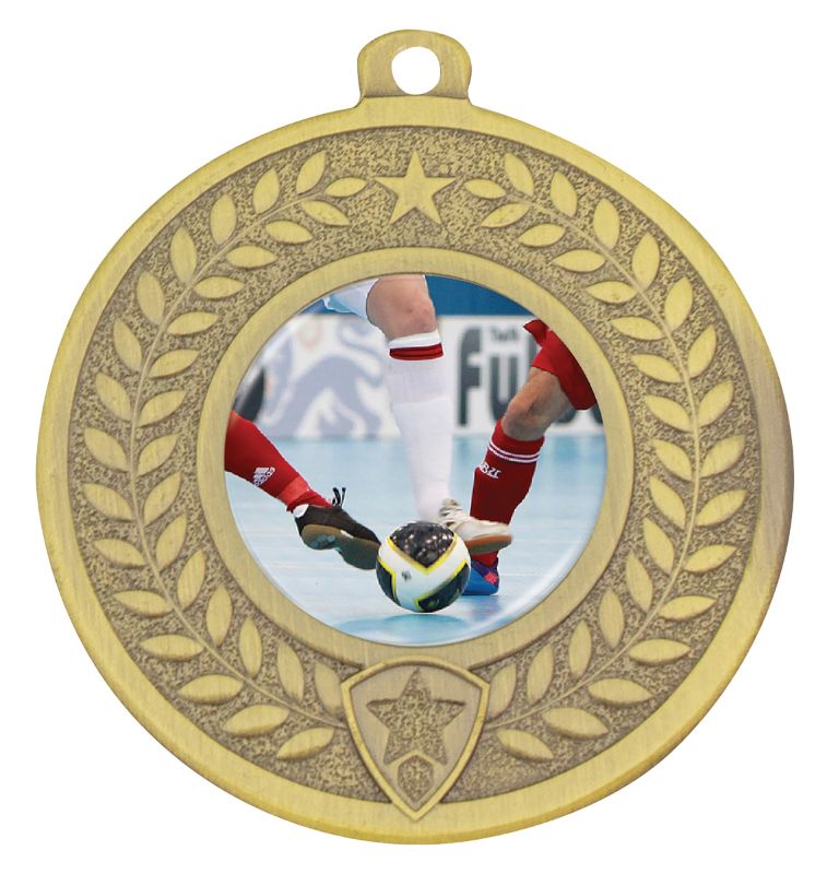 DMC041G Distinction Futsal / Indoor Football Medal Gold