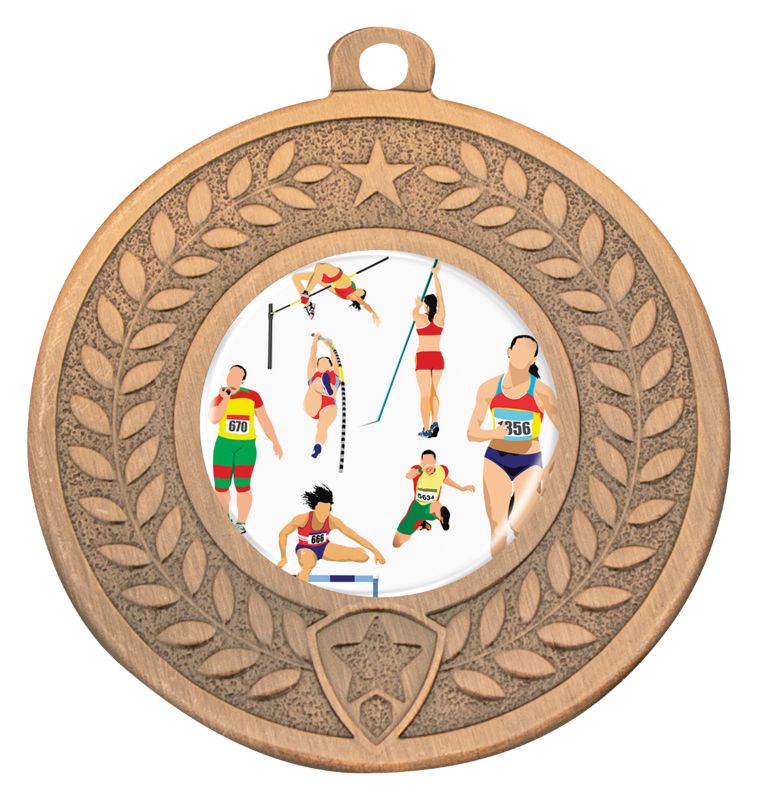 DMC474B Distinction Track & Field Medal Bronze