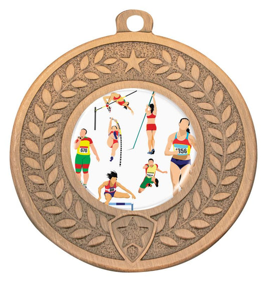 DMC474B Distinction Track & Field Medal Bronze