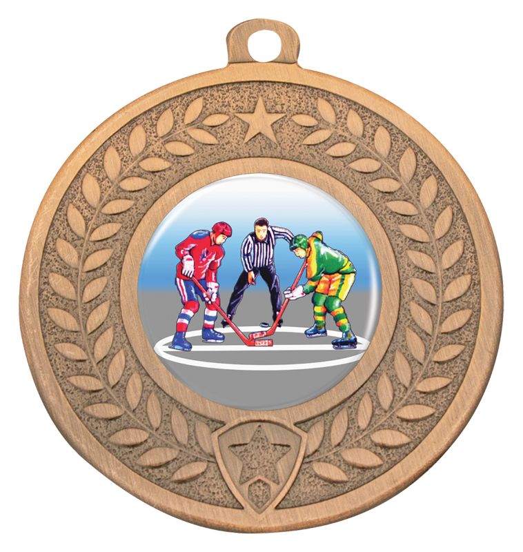 DMK105B Distinction Ice Hockey Medal Bronze 5cm