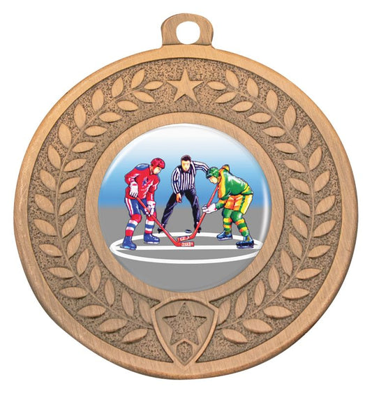 DMK105B Distinction Ice Hockey Medal Bronze 5cm