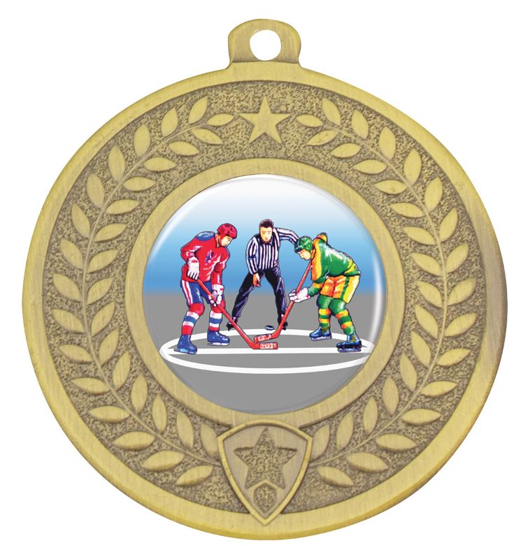 DMK105G Distinction Ice Hockey Medal Gold 5cm