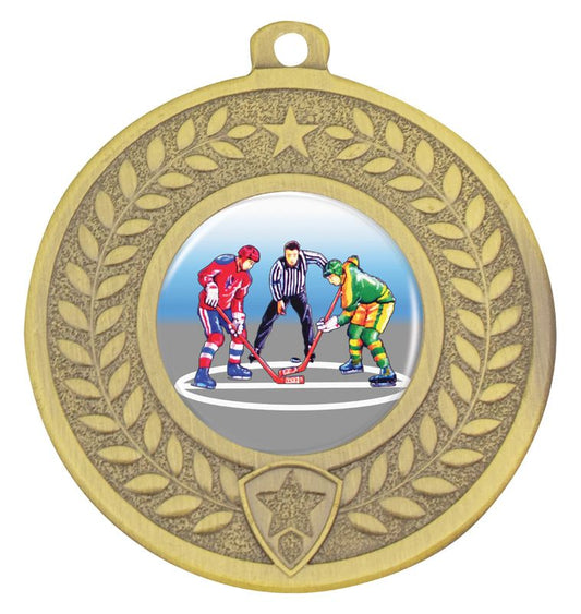 DMK105G Distinction Ice Hockey Medal Gold 5cm
