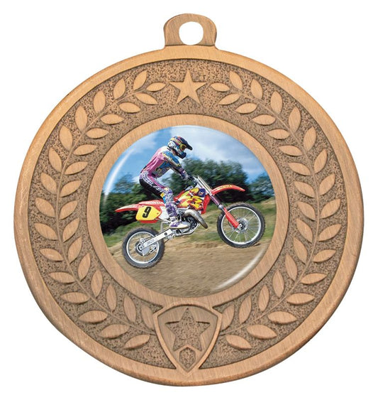 DMK117B Distinction Motorcross Medal Bronze 5cm