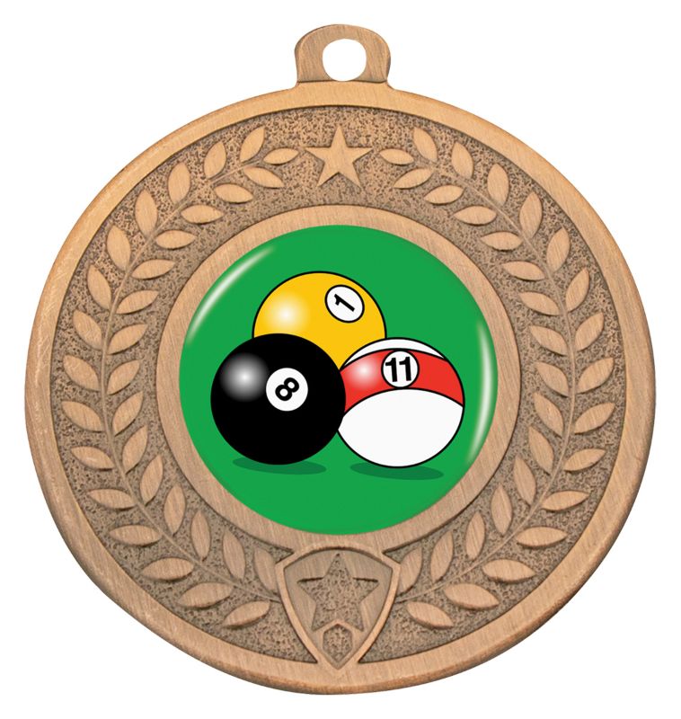 DMK129B Distinction Pool Medal Bronze 5cm