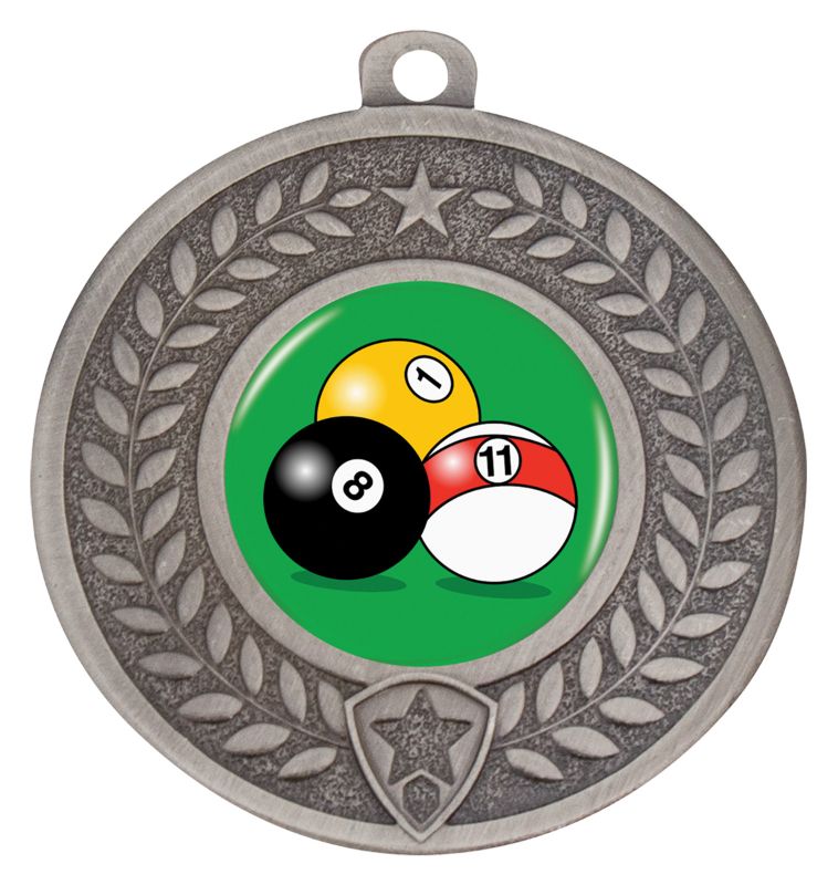 DMK129S Distinction Pool Medal Silver 5cm