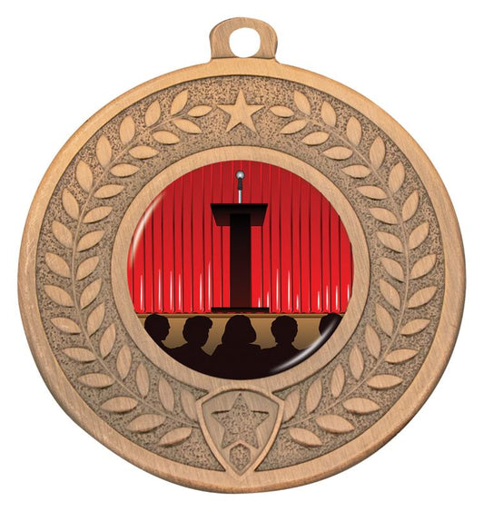 DMK131B Distinction Public Speaking Medal Bronze 5cm