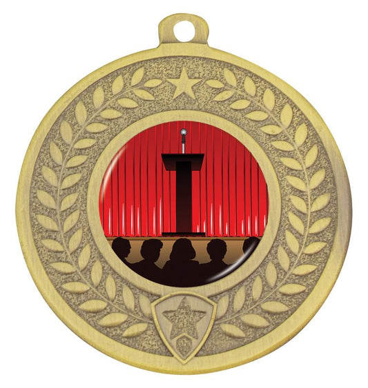 DMK131G Distinction Public Speaking Medal Gold 5cm
