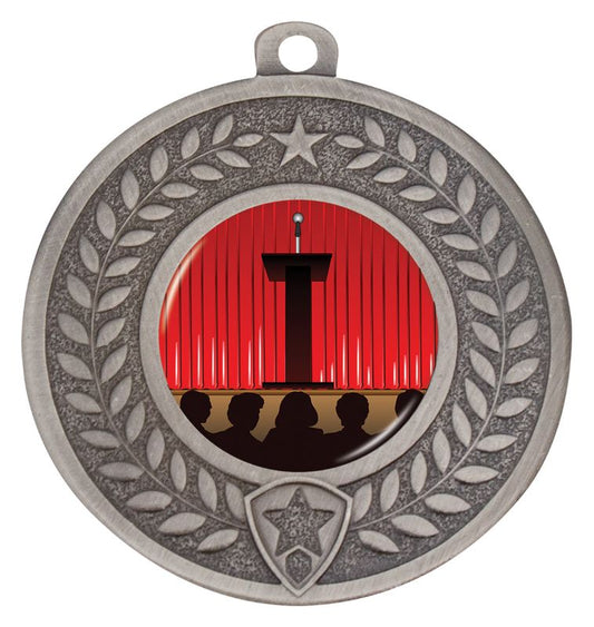 DMK131S Distinction Public Speaking Medal Silver 5cm