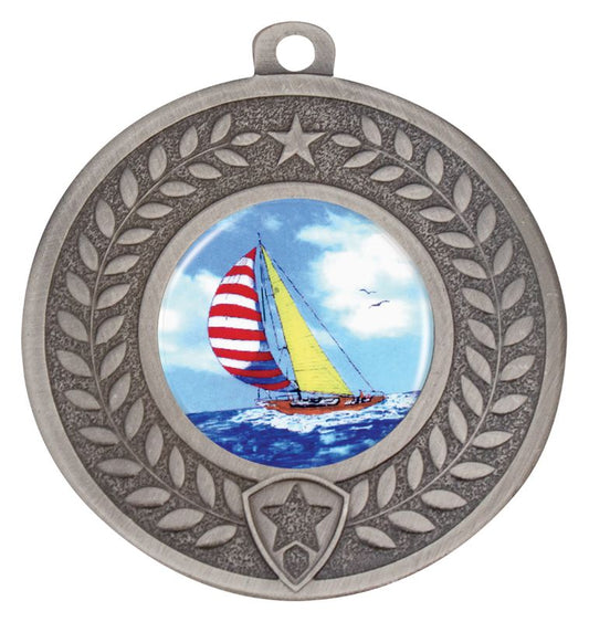 DMK147S Distinction Sailing Medal Silver 5cm