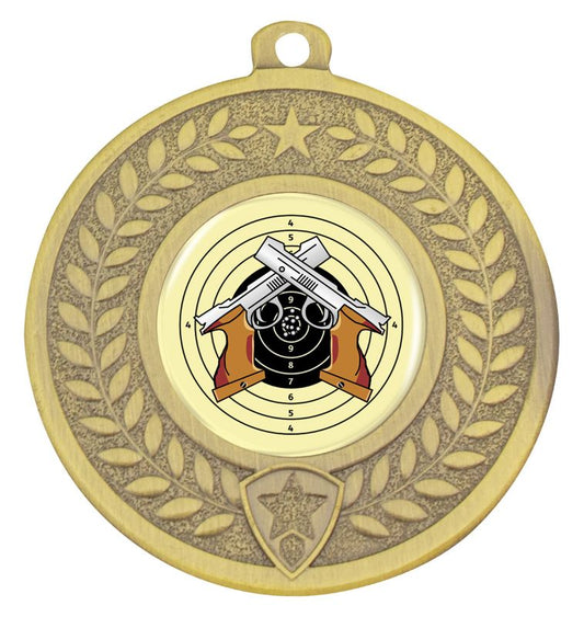 DMK152G Distinction Shooting Medal Gold 5cm