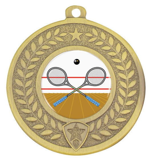 DMK162G Distinction Squash Medal Gold 5cm