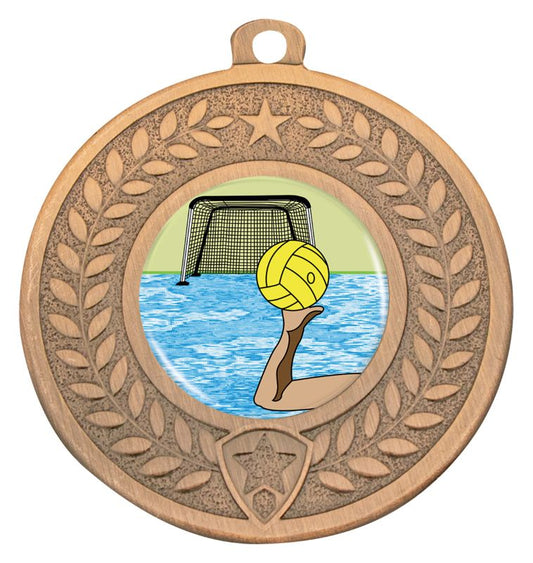 DMK180B Distinction Water Polo Medal Bronze 5cm