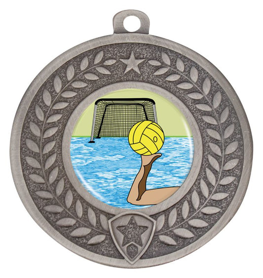 DMK180S Distinction Water Polo Medal Silver 5cm