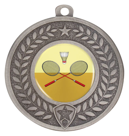 DMK23S Distinction Badminton Medal Silver 5cm