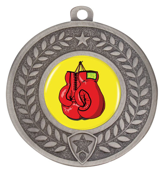 DMK32S Distinction Boxing Medal Silver 5cm