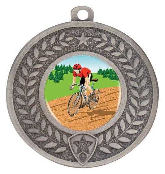 DMK55S Distinction Road Race Medal Silver 5cm
