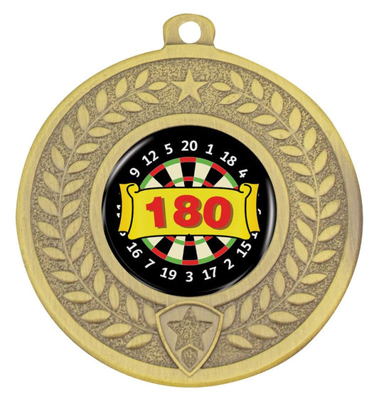 DMK67G Distinction 180 Medal Gold 5cm