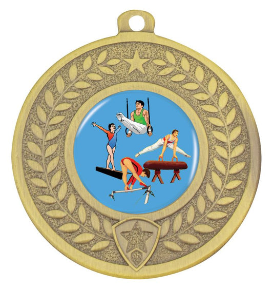 DMK92G Distinction Gymnastics Medal Gold 5cm
