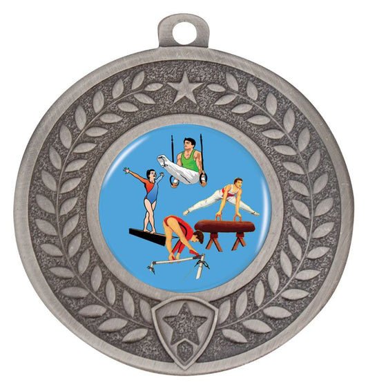DMK92S Distinction Gymnastics Medal Silver 5cm